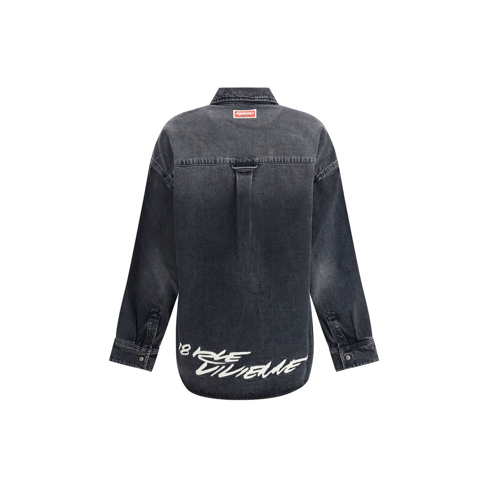 Chemise en jean japonaise brodée Kenzo x Futura Workwear