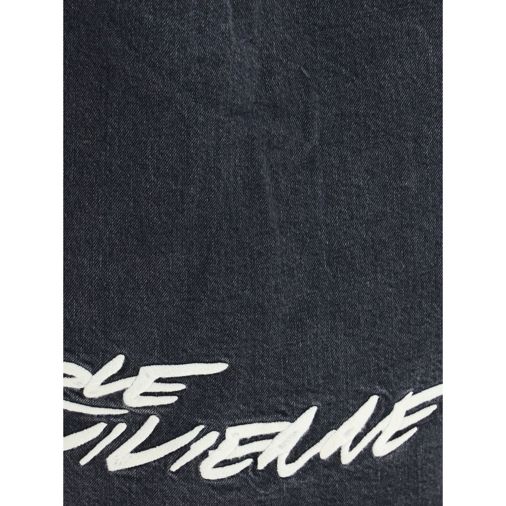 Chemise en jean japonaise brodée Kenzo x Futura Workwear