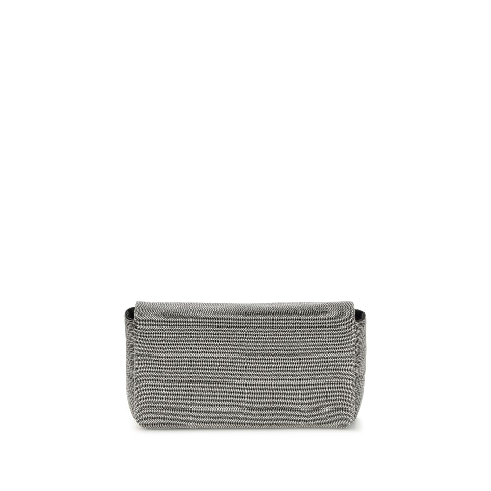 Brunello Cucinelli Sac à bandoulière Precious à rabat