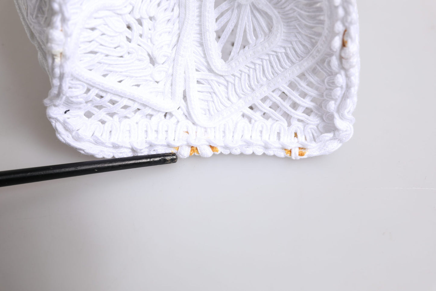 Dolce & Gabbana Witte Cordonetto Kanten Beatrice Tote Boodschappentas