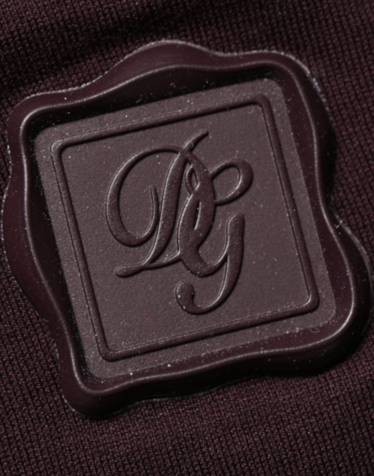Dolce & Gabbana Brown Logo Plaque Cotton Crew Neck T-shirt