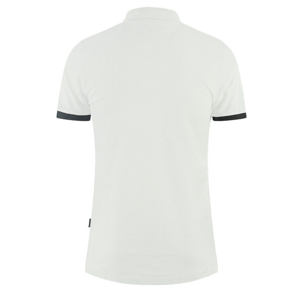 Polo en coton blanc Aquascutum