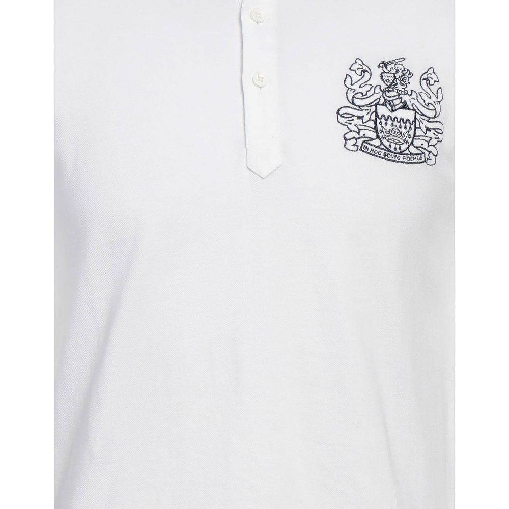 Polo en coton blanc Aquascutum