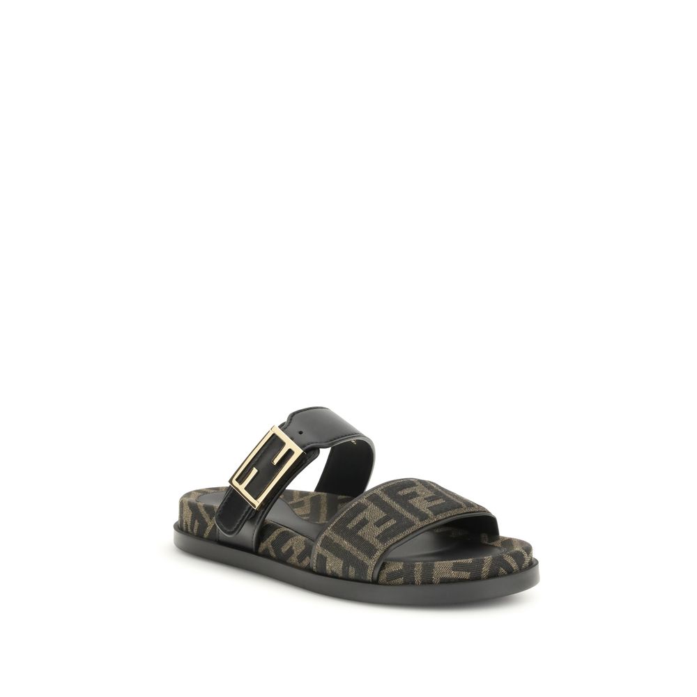 Sandale en tissu FF de Fendi