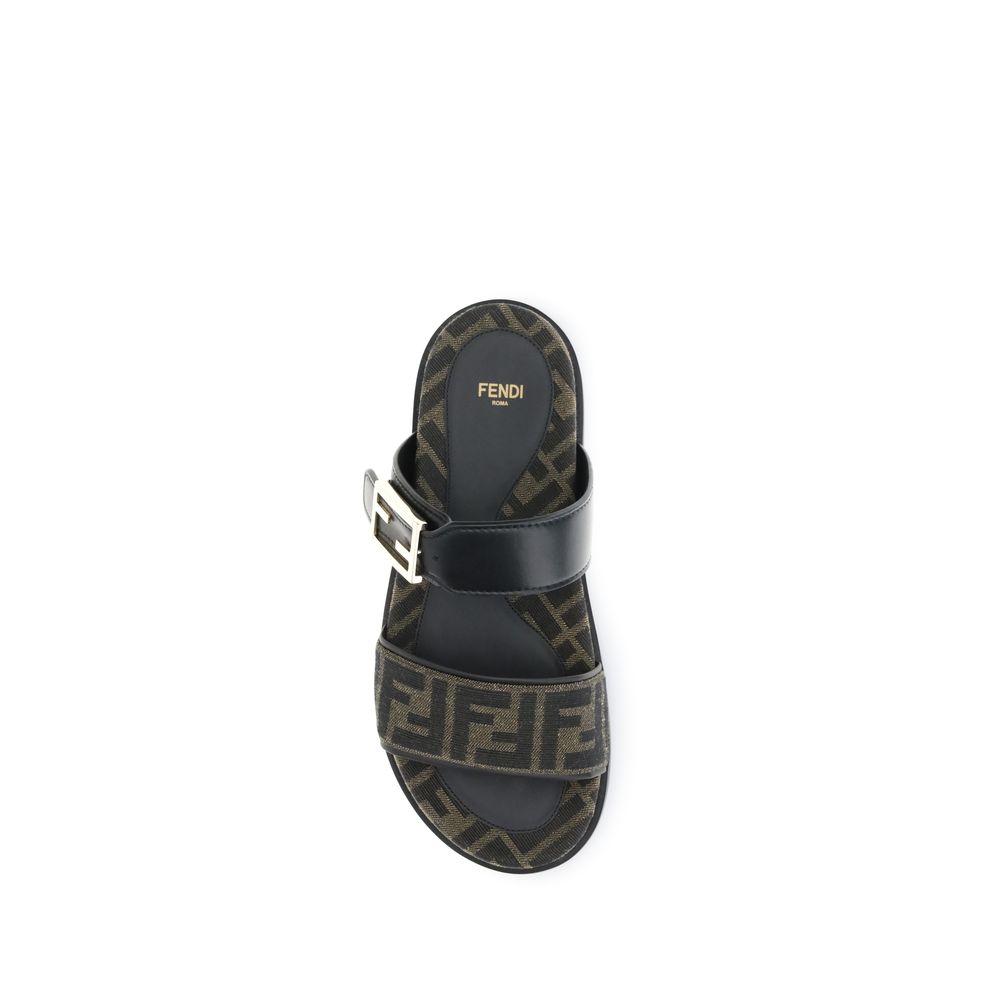 Sandale en tissu FF de Fendi