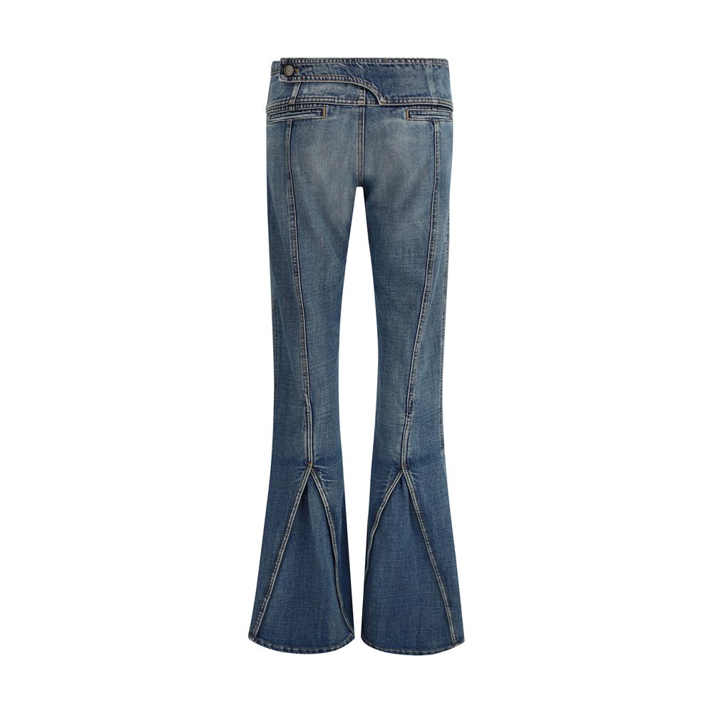 Jeans en jean à empiècements Coperni