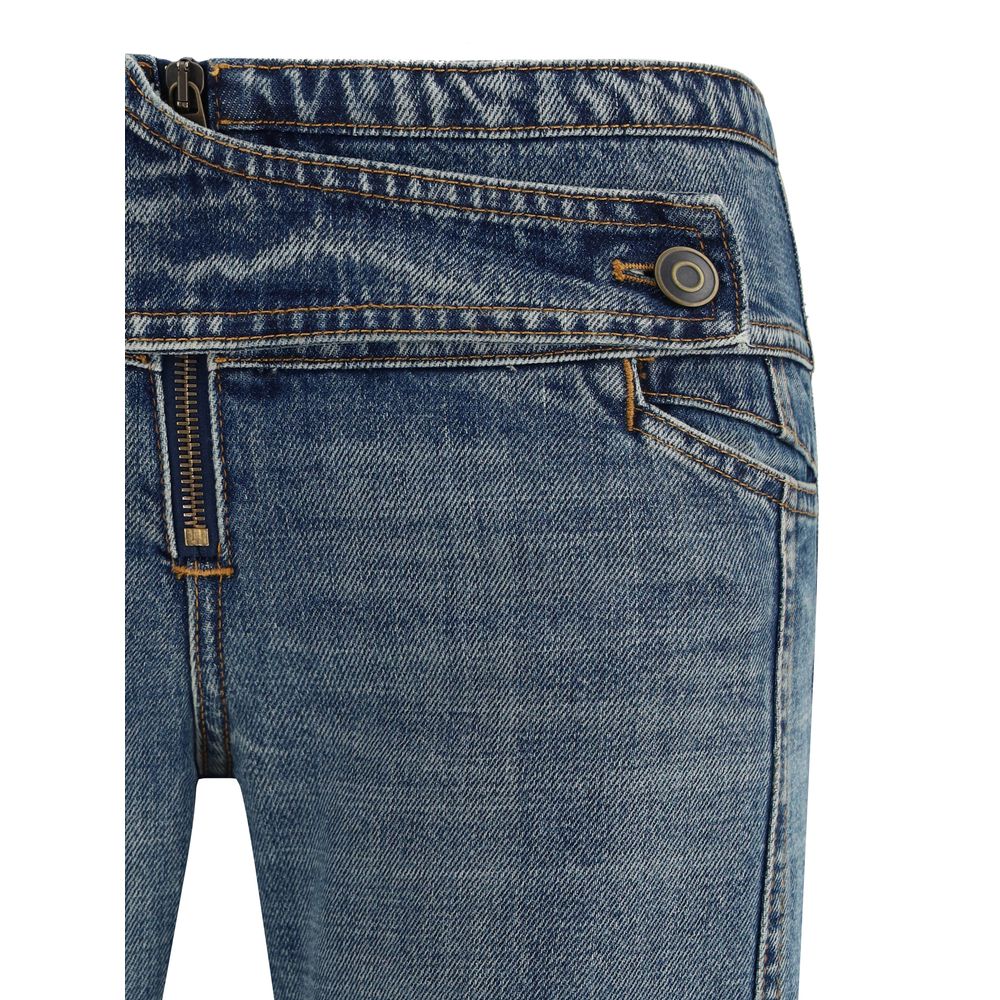 Jeans en jean à empiècements Coperni