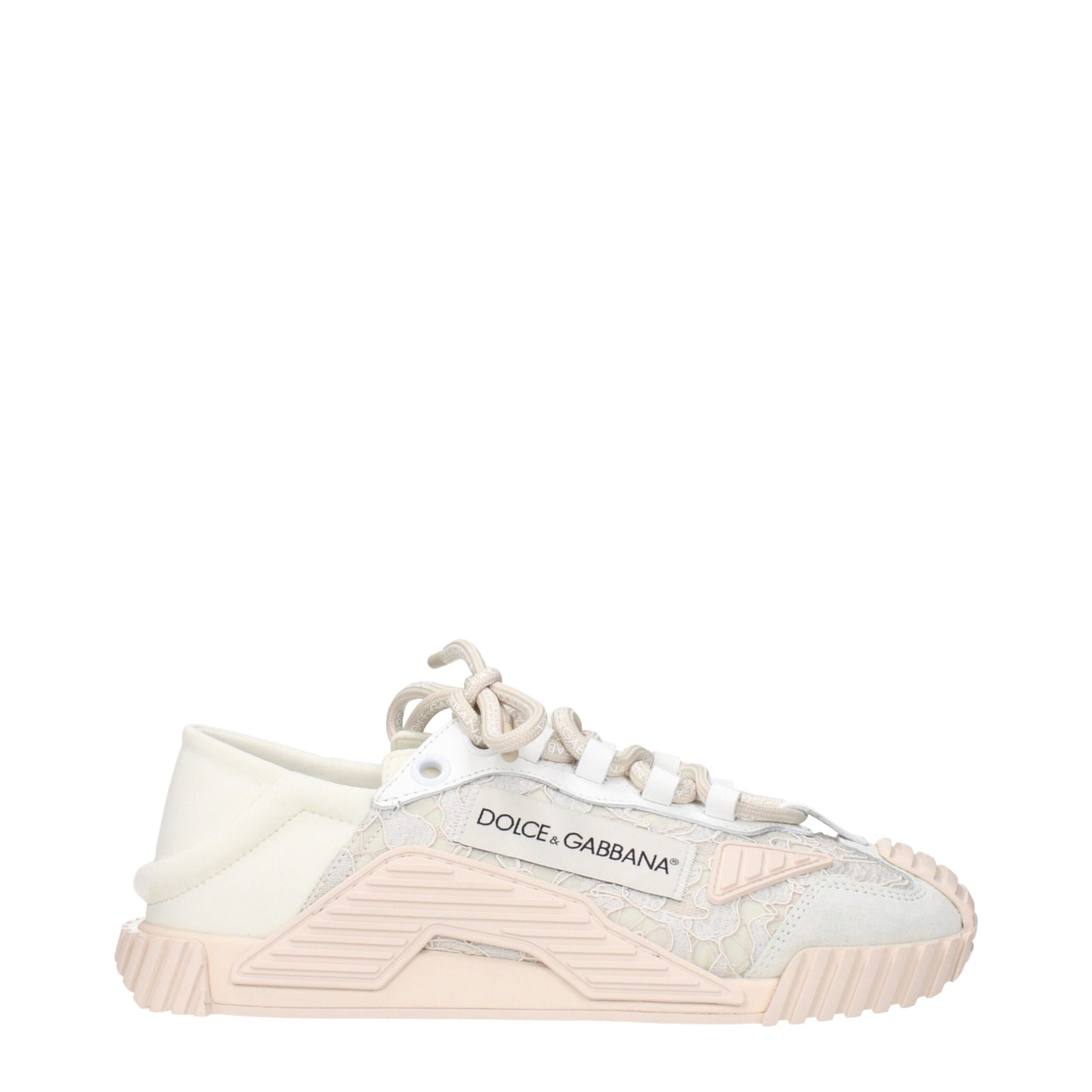 Sneakers en tissu gris de Dolce & Gabbana