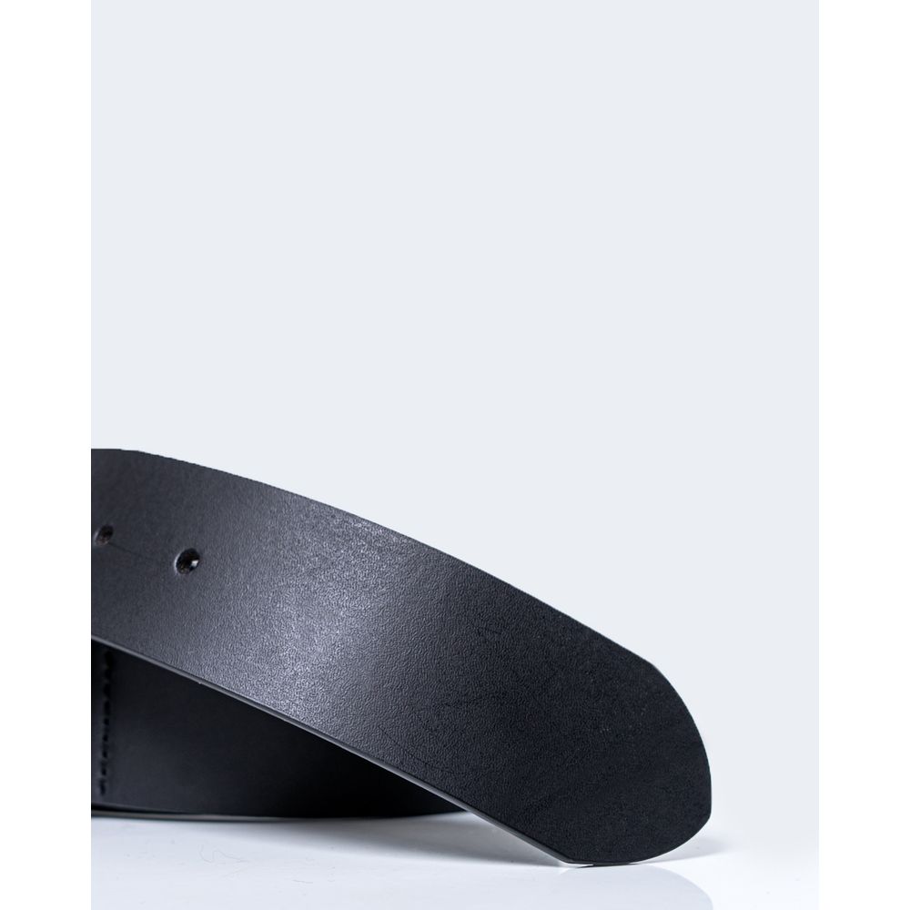 Armani Exchange zwarte leren riem