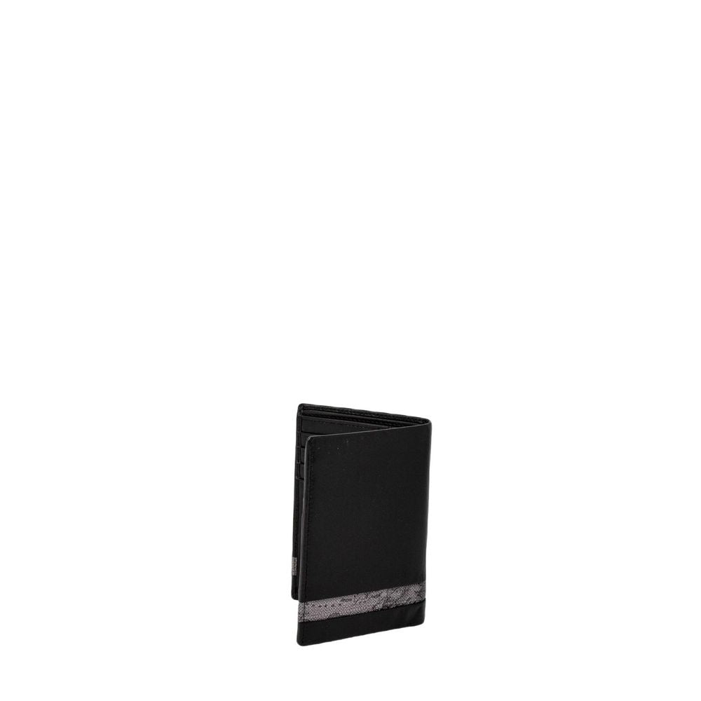 Portefeuille en cuir noir Alviero Martini Prima Classe