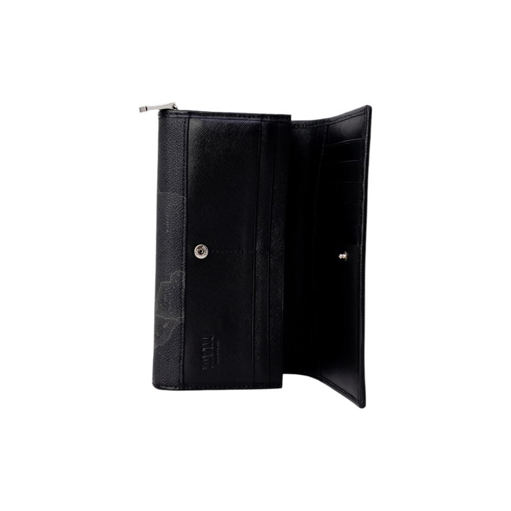 Portefeuille en cuir noir Alviero Martini Prima Classe