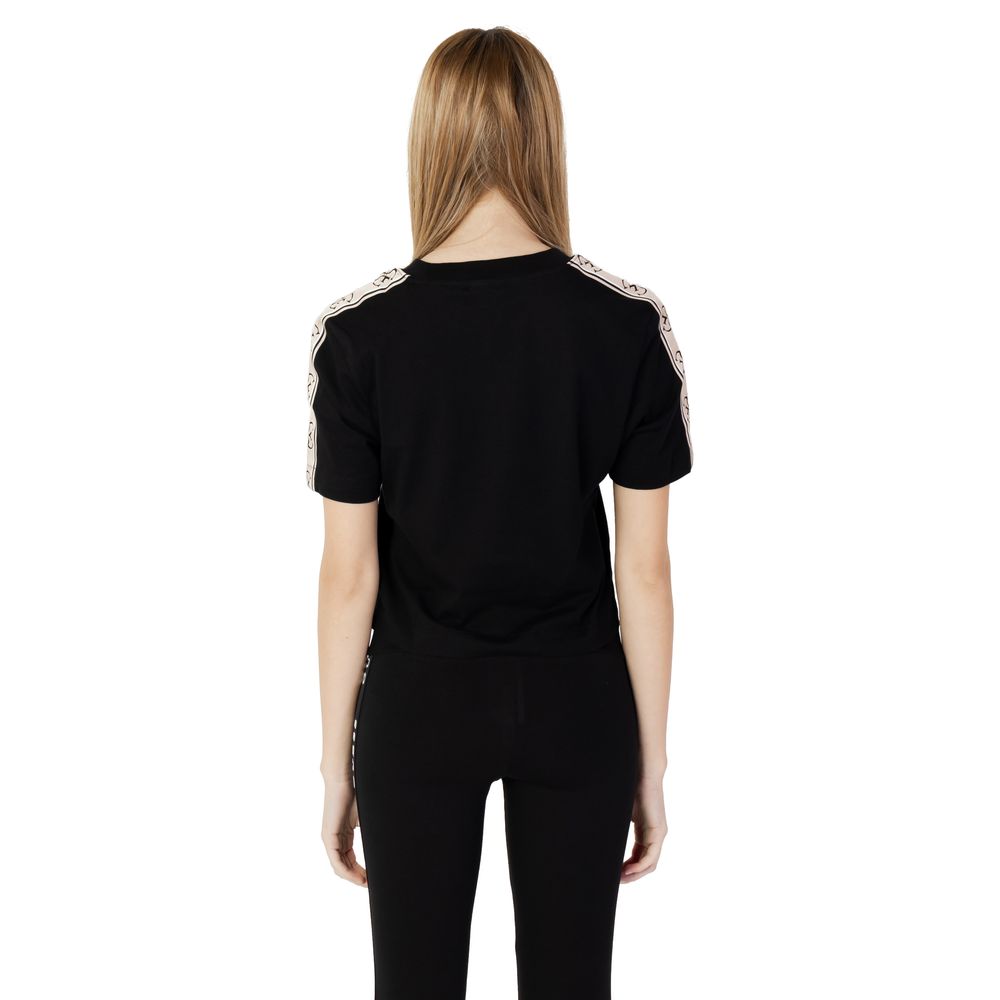 T-shirt en coton noir Guess Active