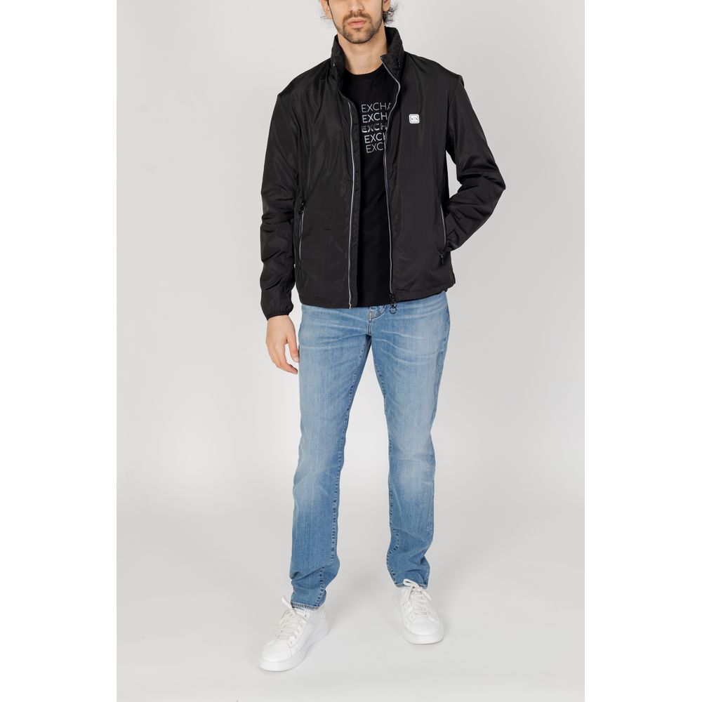 Vestes et manteaux en polyester noir Armani Exchange