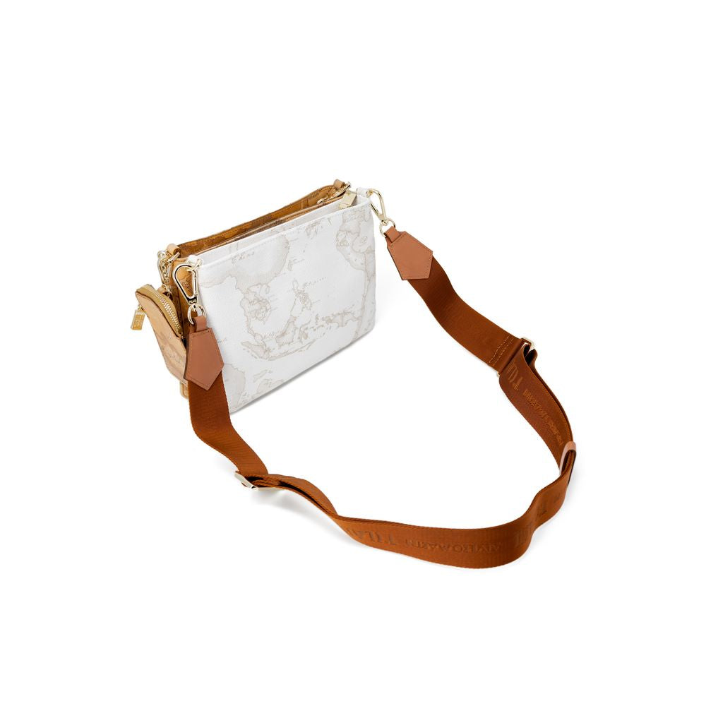 Alviero Martini Prima Classe Sac à main en cuir beige