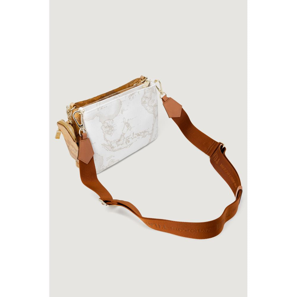 Alviero Martini Prima Classe Sac à main en cuir beige