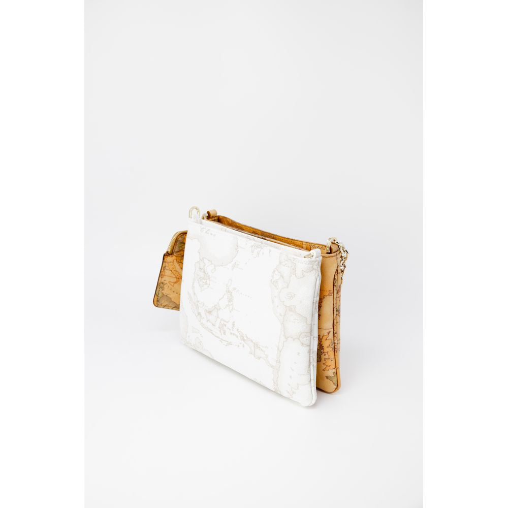 Alviero Martini Prima Classe Sac à main en cuir beige