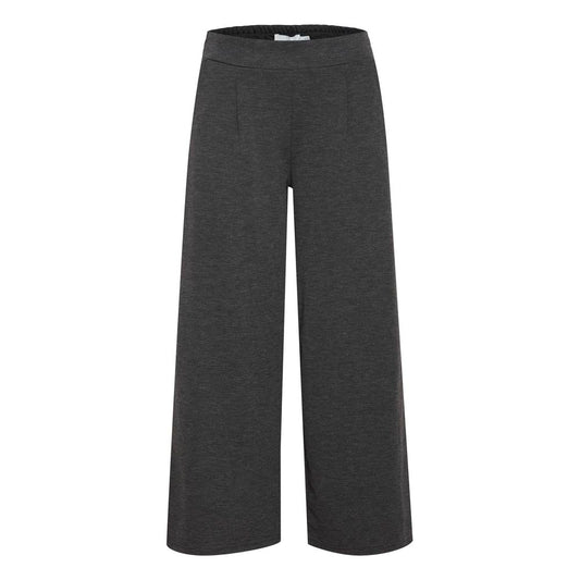 ICHI Gray Recycled Polyester Pant