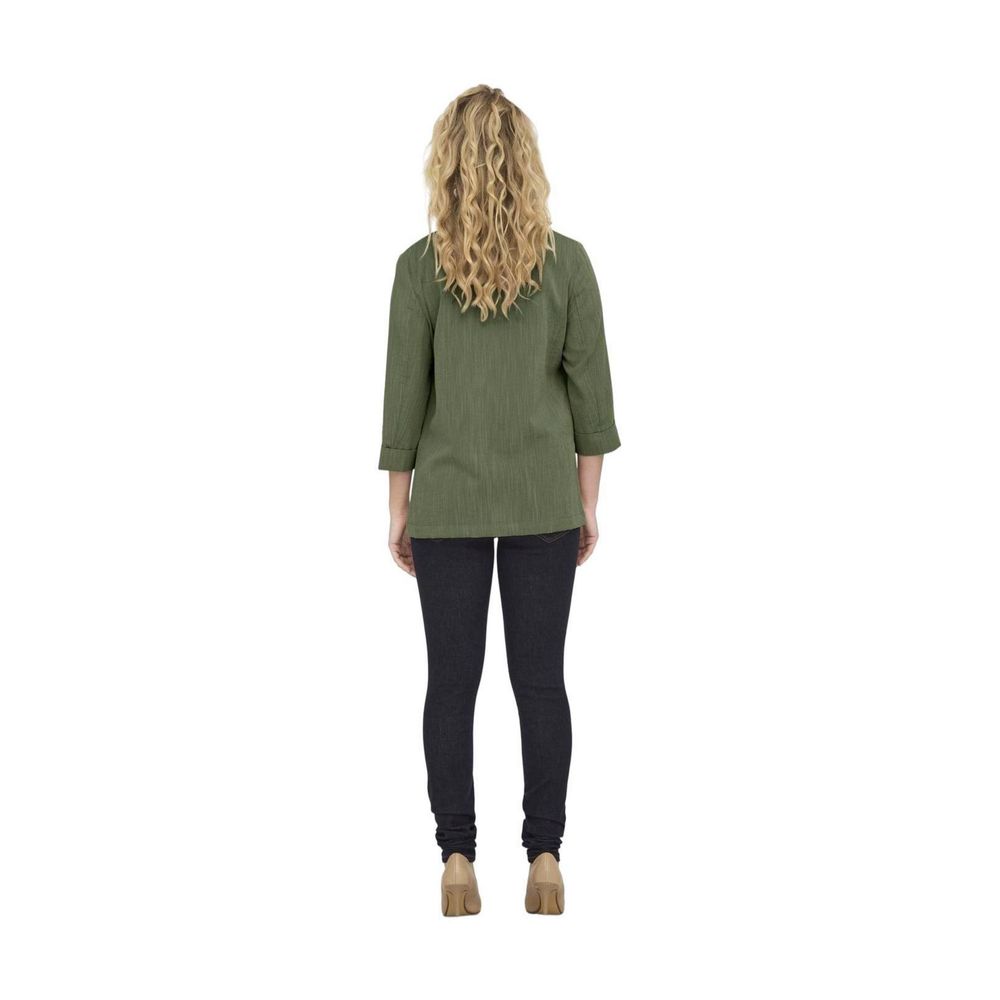 Blazer en viscose verte uniquement
