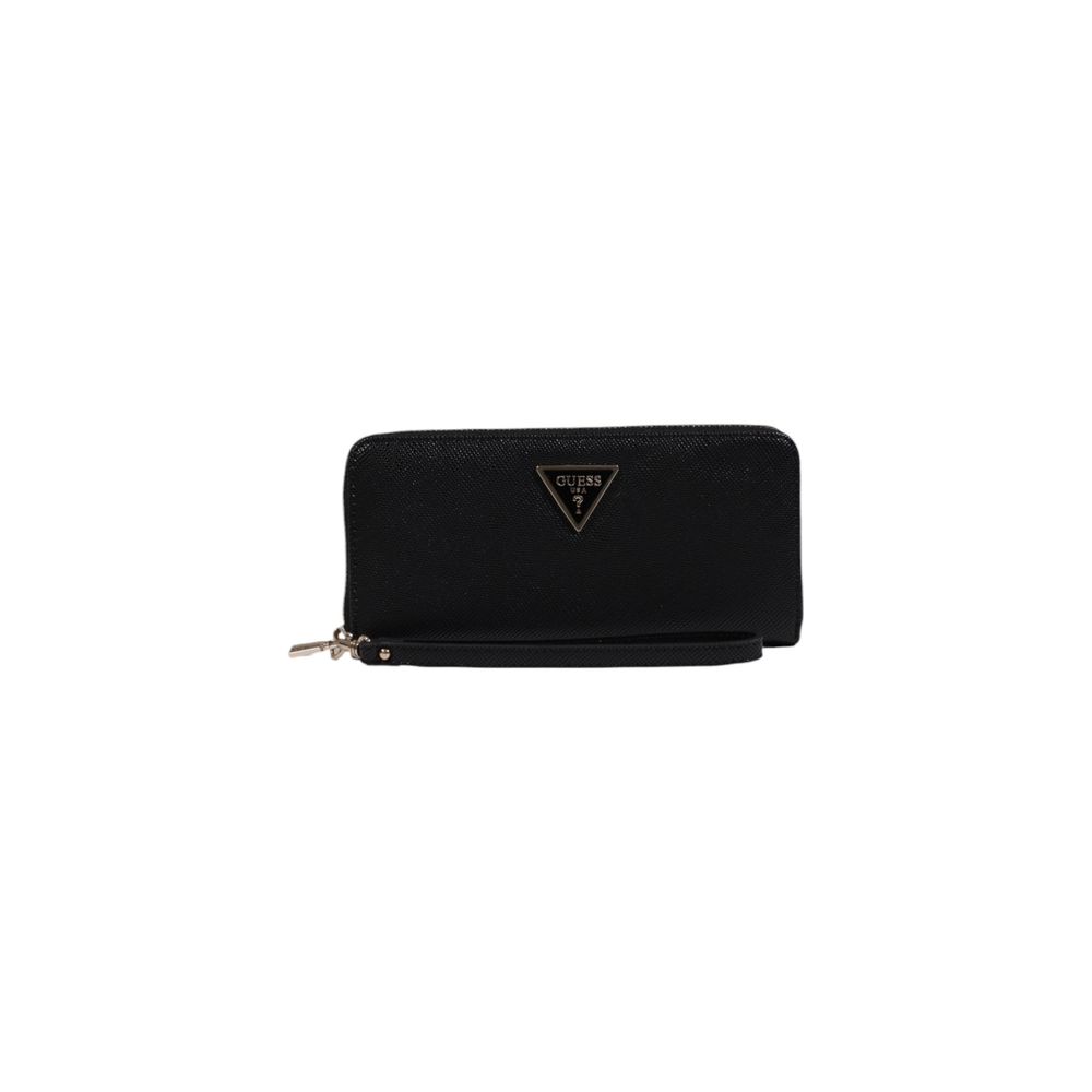 Guess zwarte portemonnee van polyethyleen