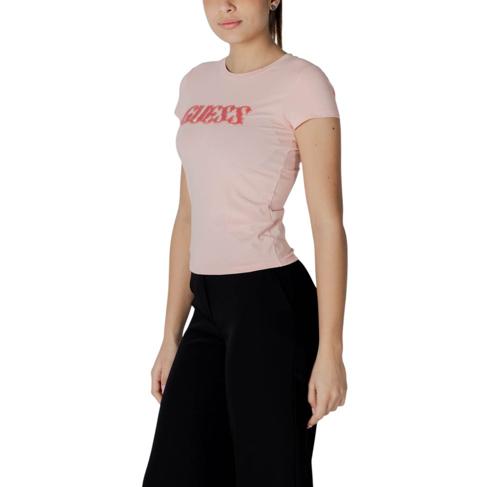 T-shirt en coton multicolore Guess