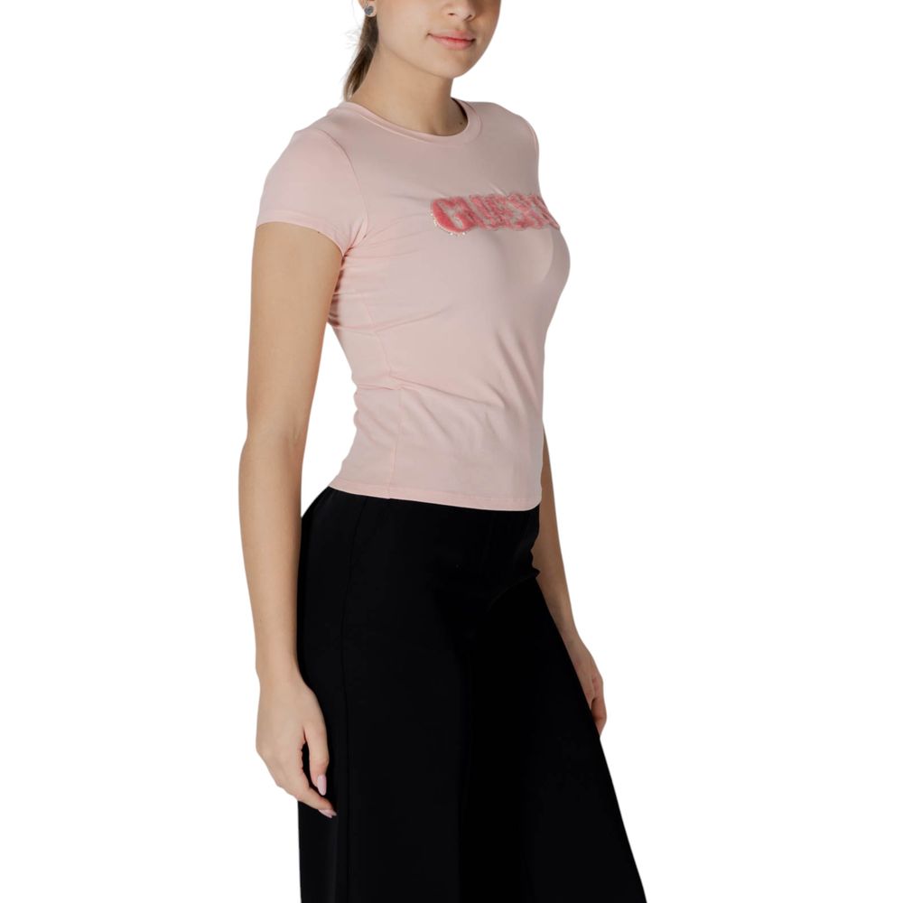 T-shirt en coton multicolore Guess