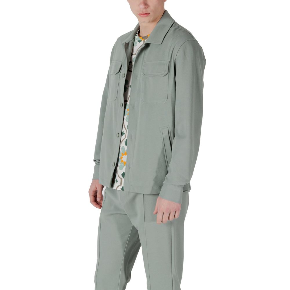 Antony Morato groen polyester overhemd