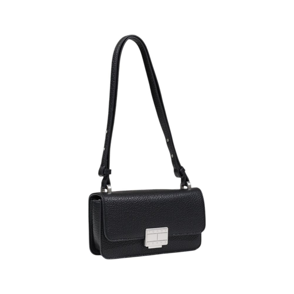 Sac à main en polyéthylène noir Tommy Hilfiger Jeans