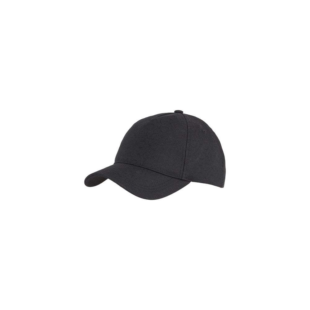Calvin Klein Zwarte Gerecyclede Polyester Petten Baseballpet