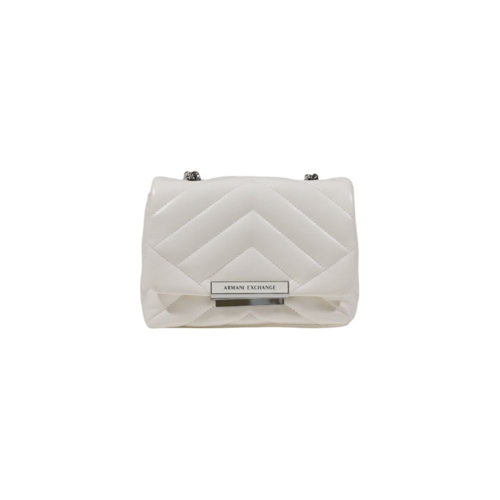 Sac à main en polyester blanc Armani Exchange