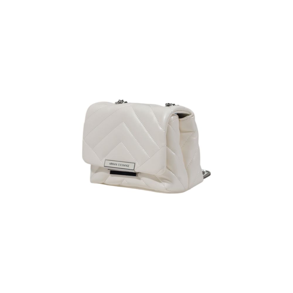 Sac à main en polyester blanc Armani Exchange
