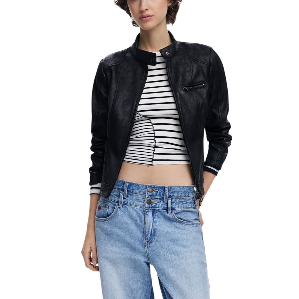 Desigual zwarte polyester jassen en overjassen
