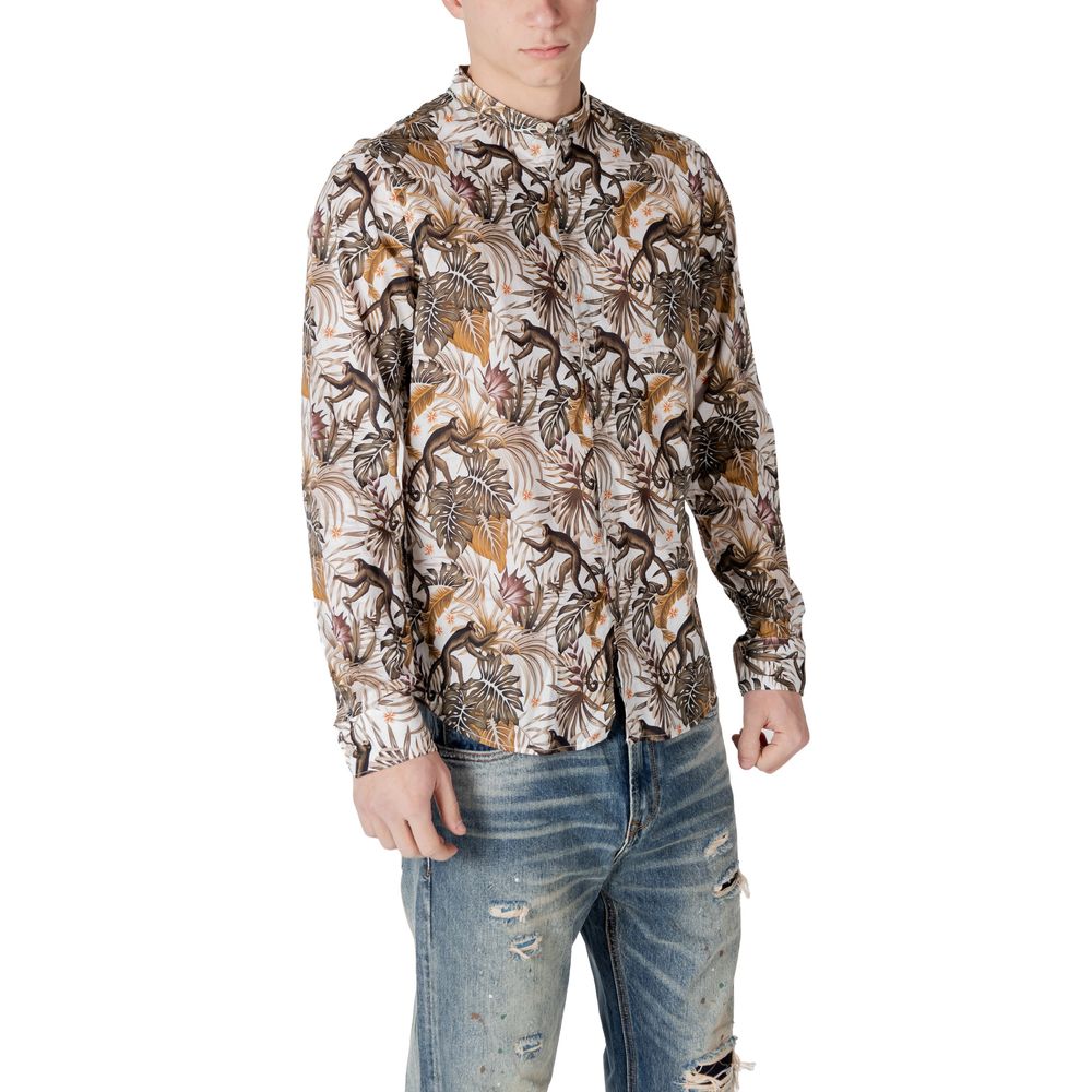 Chemise en coton blanc de Gianni Lupo