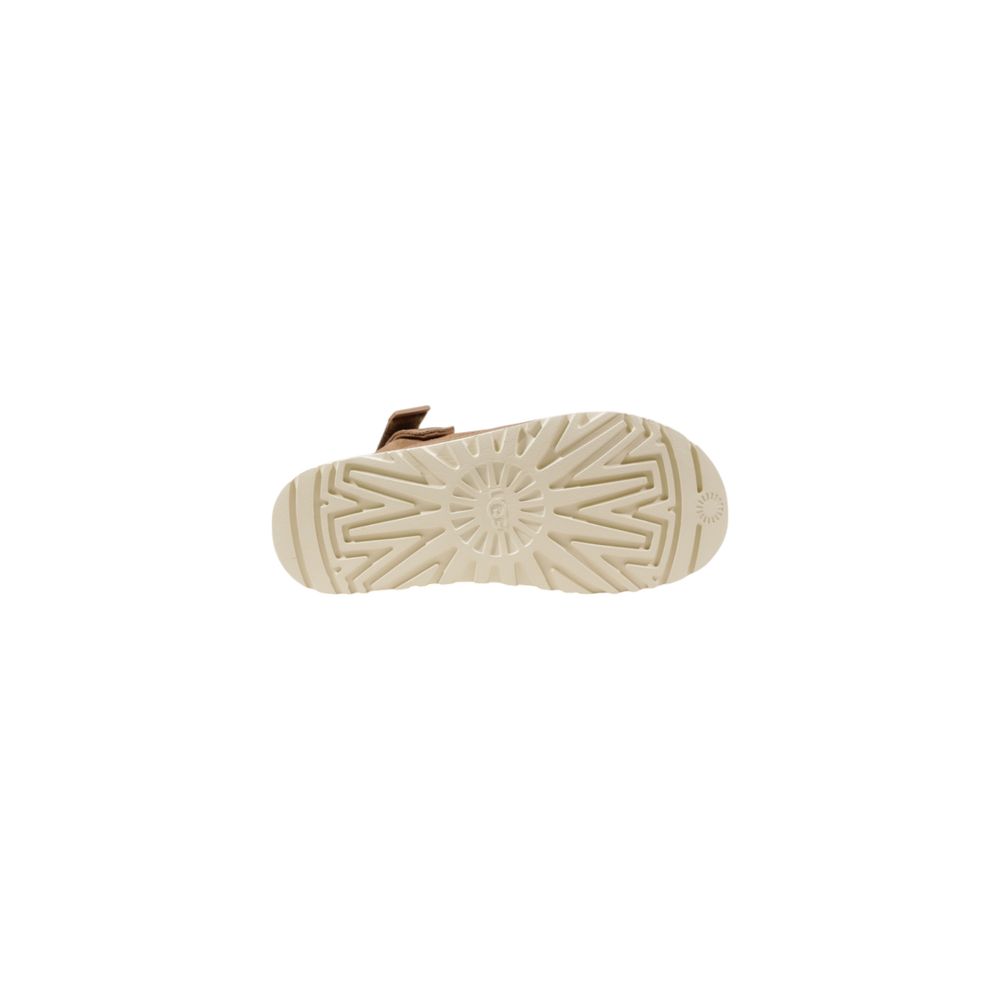 Plate-forme UGG en polyester recyclé beige