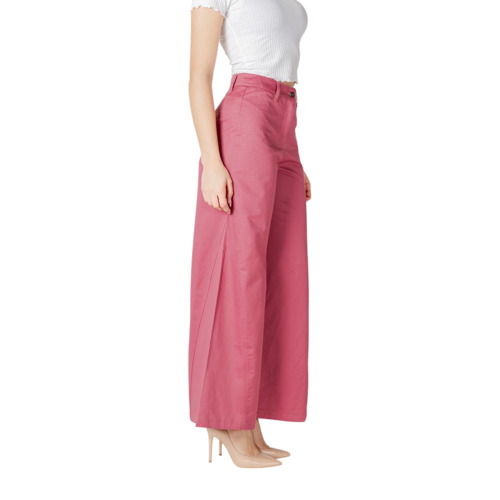Pantalon en coton rose ICHI
