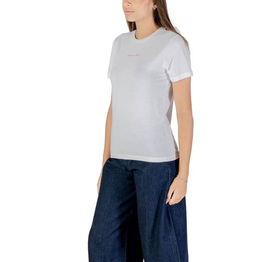 T-shirt en coton orange uniquement