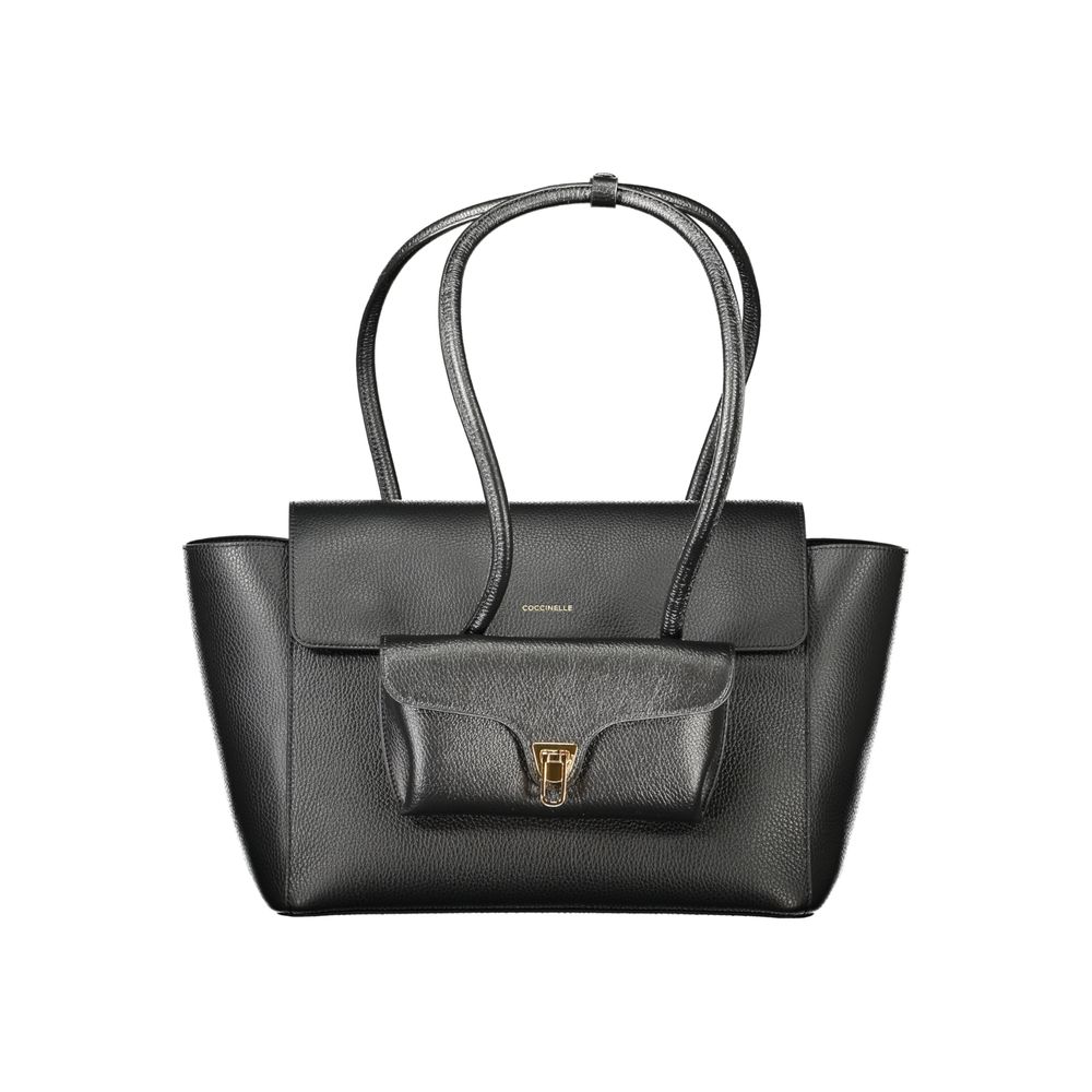 Sac à main Coccinelle en cuir noir pour femme