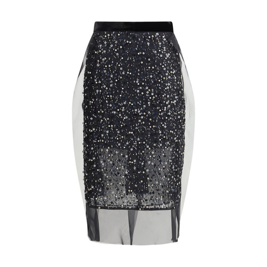 Sacai rok met paillettenborduursel