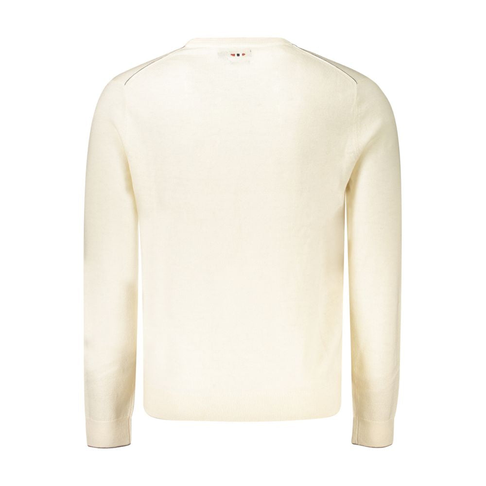 Pull en laine blanche pour homme Napapijri