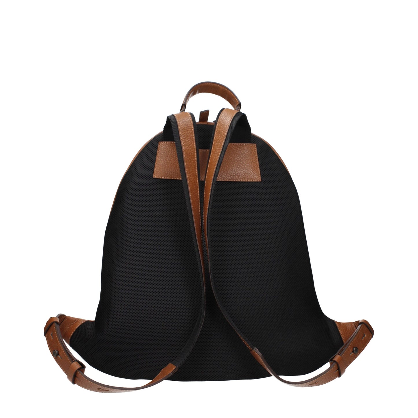 Pineider Brown Leather Backpack