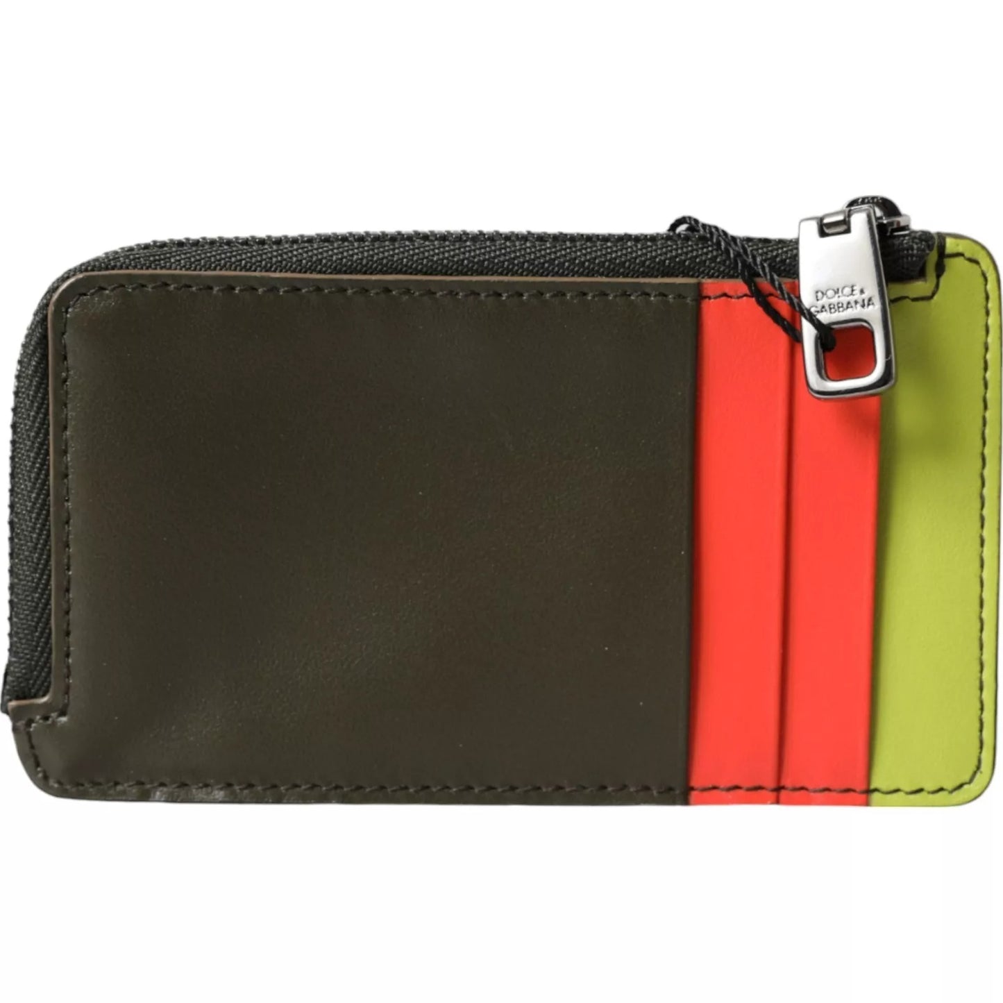 Dolce & Gabbana Portemonnee met kaartsleuven voor dames, gemaakt van multicolor kalfsleer met logo.
