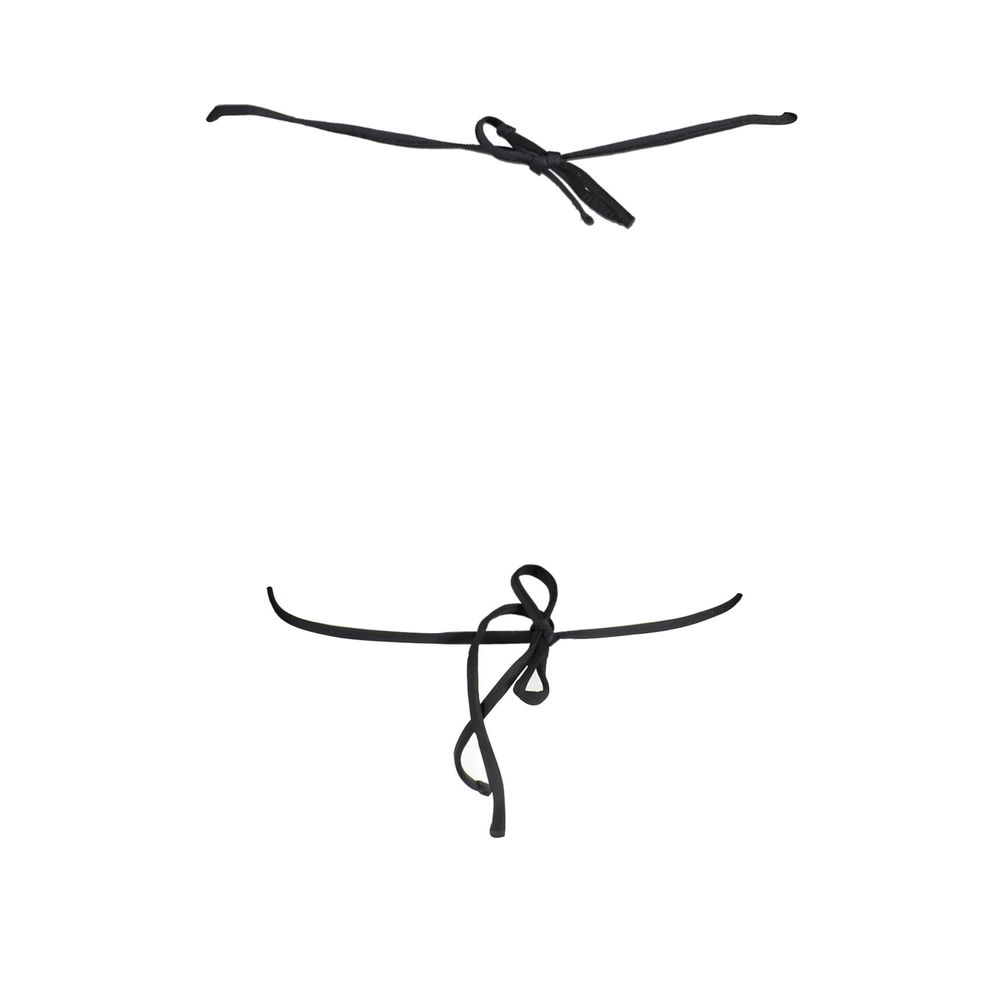 Karl Lagerfeld zwemkleding van zwart elastan