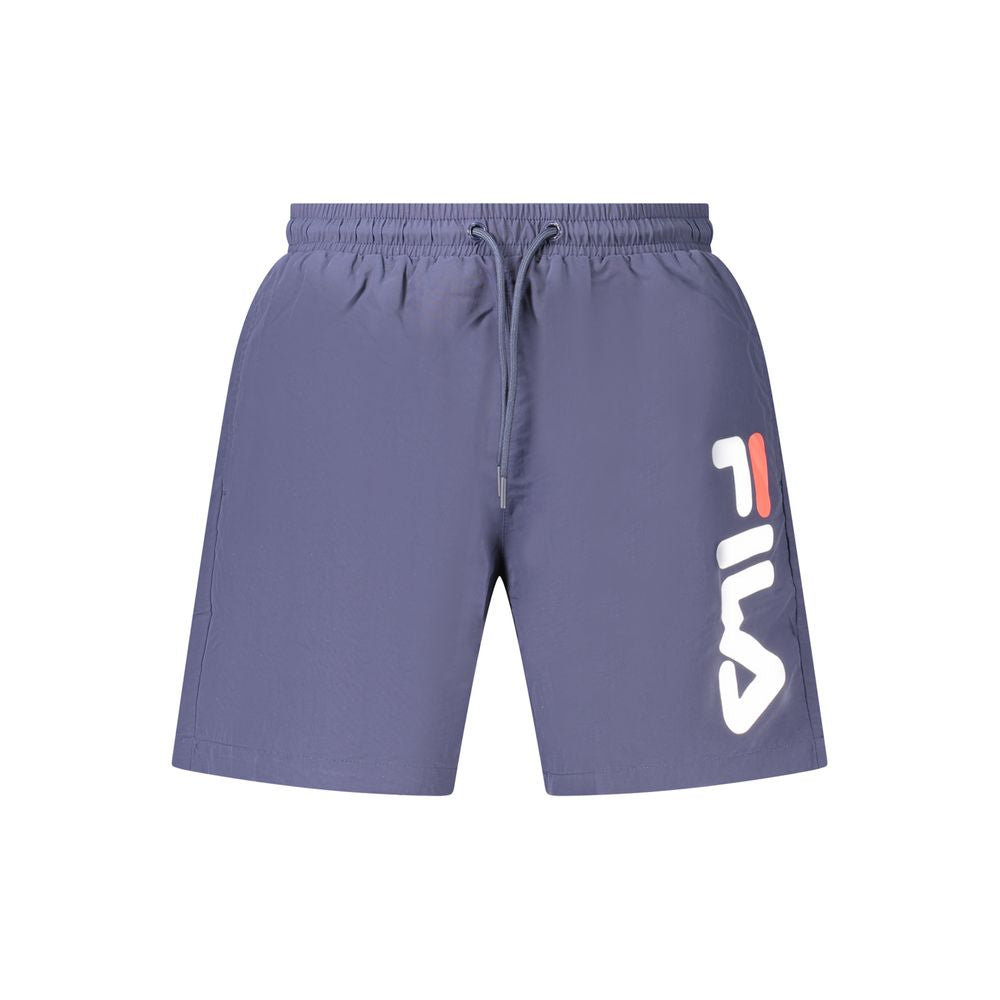 Fila blauwe zwemkleding van polyamide
