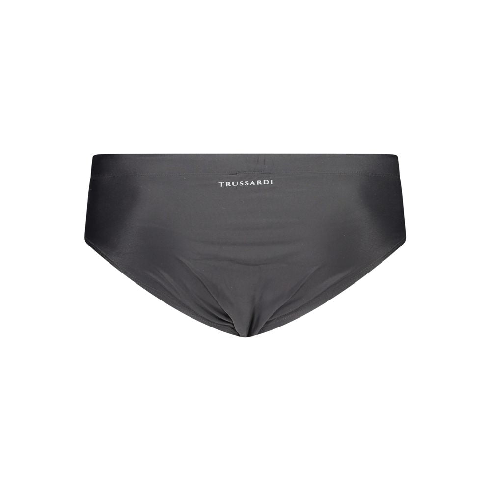 Maillot de bain noir en élasthanne de Trussardi