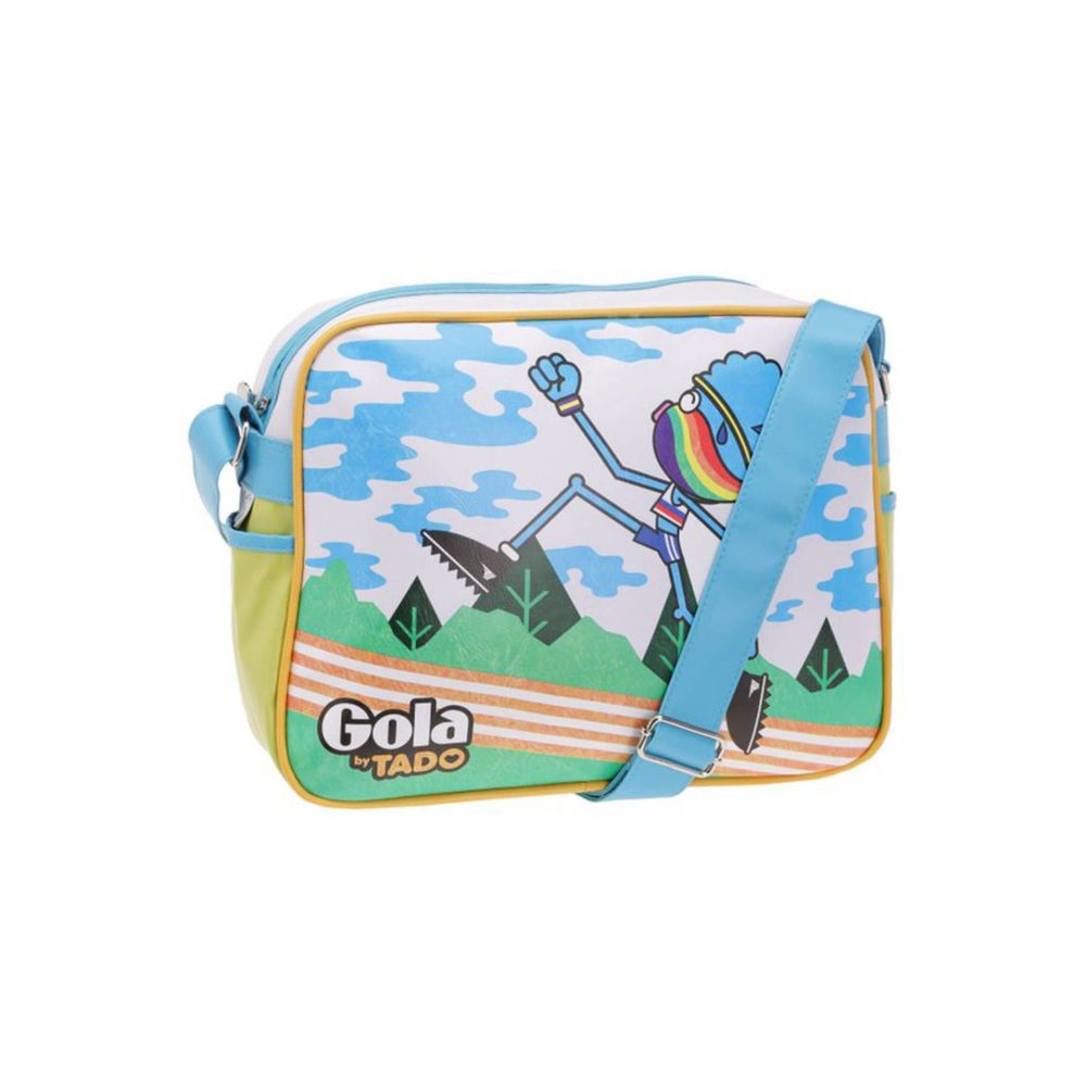 Sac à bandoulière Gola en matière synthétique blanche