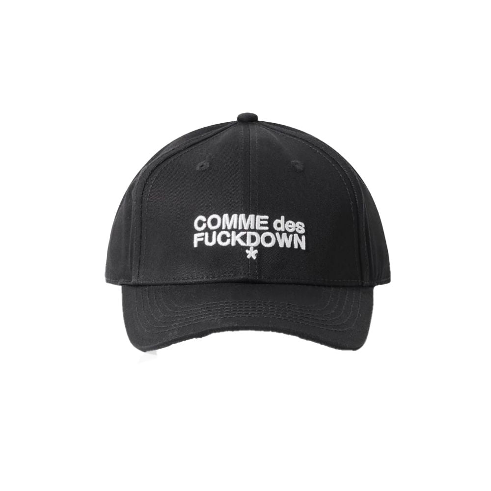 Comme Des Fuckdown Zwarte Katoenen Hoed