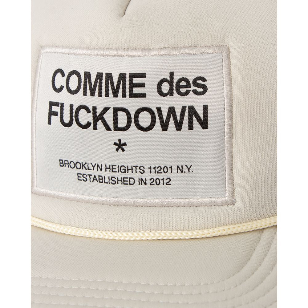 Comme Des Fuckdown beige polyester hoed