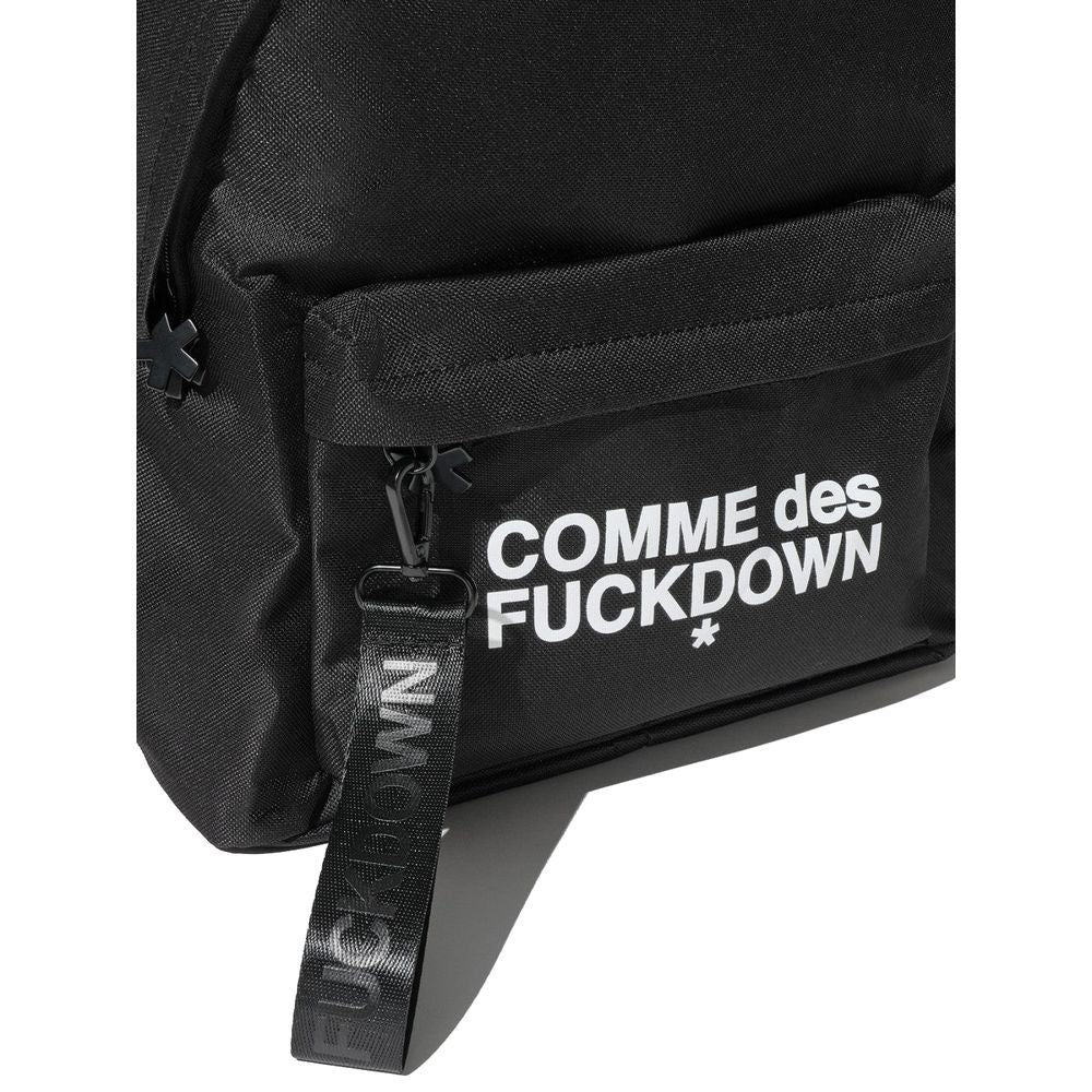 Sac à dos en polyester noir Comme Des Fuckdown