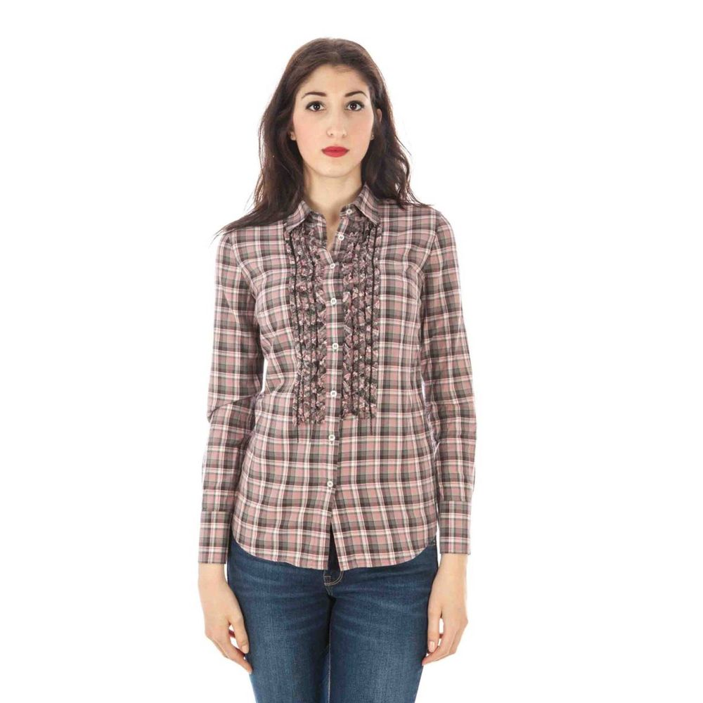 Chemise en coton rose Fred Perry