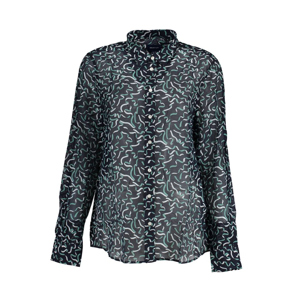 Gant blauw katoenen overhemd