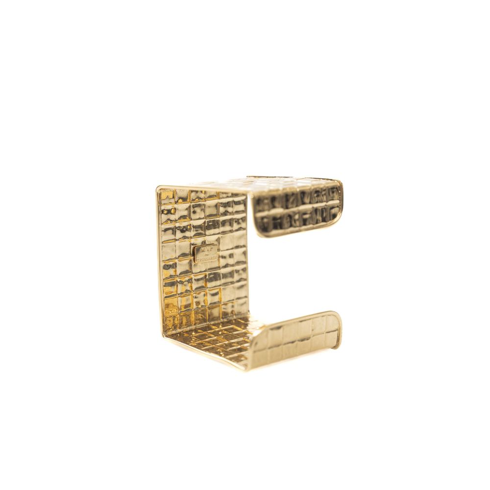 Trussardi gouden metalen damesarmband